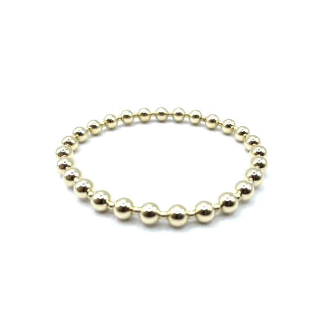 Load image into Gallery viewer, Erin Gray 5MM+2MM+5MM Gold Filled Bead Bracelet
