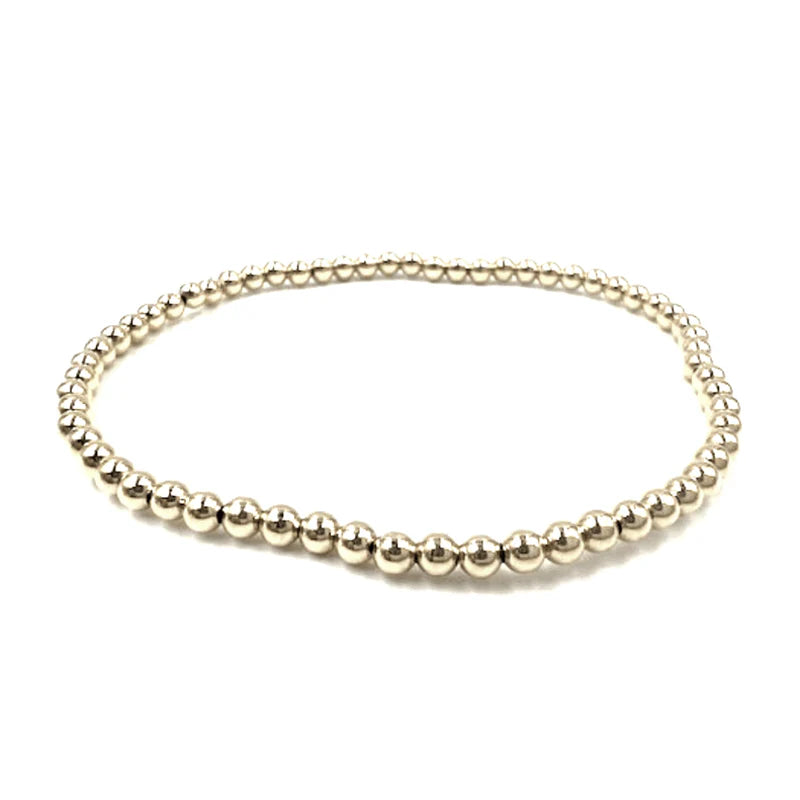 Erin Gray | 3mm Gold Filled Karma waterproof bracelet 6.5"-7"-7.25"