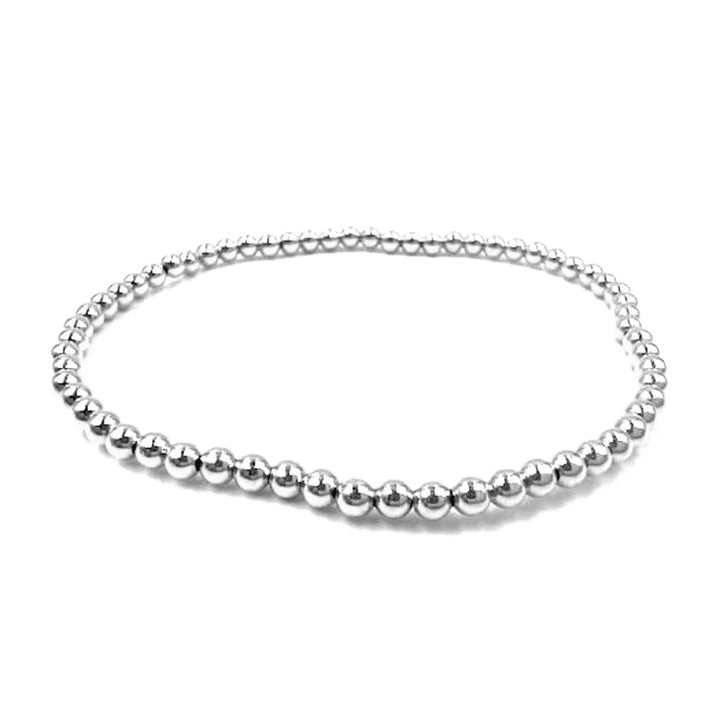 Erin Gray | 3mm Sterling Silver Karma Waterproof Bracelet 7"