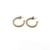 Erin Gray | Bali 14K Gold-Filled Patterned Post Hoops - 20mm