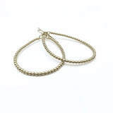 Erin Gray | Gold-Filled Simple Beaded Teardrop Aster Danglers - Waterproof