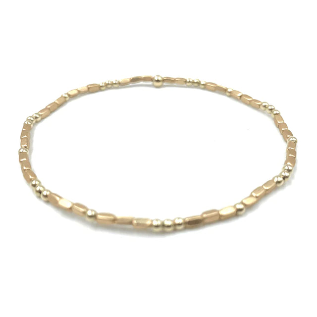 Erin Gray | 2MM Harbor Gold And Gold Filled Bead Bracelet
