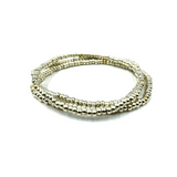 Erin Gray | OG Classic Bracelet Stack in Platinum + Gold Filled