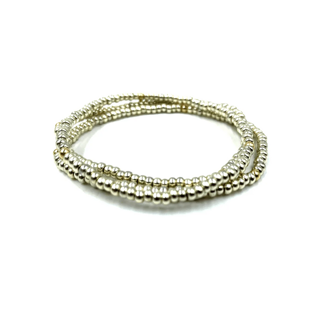 Erin Gray | OG Classic Bracelet Stack in Platinum + Gold Filled