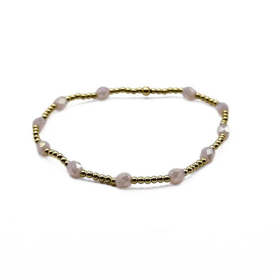 Erin Gray | The Key West Gold-Filled and Waterproof Bracelet - Light Pink