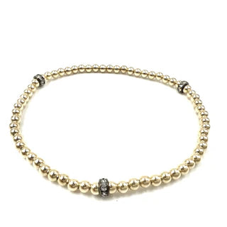 Erin Gray | 3mm Karma Glitter Bead Bracelet