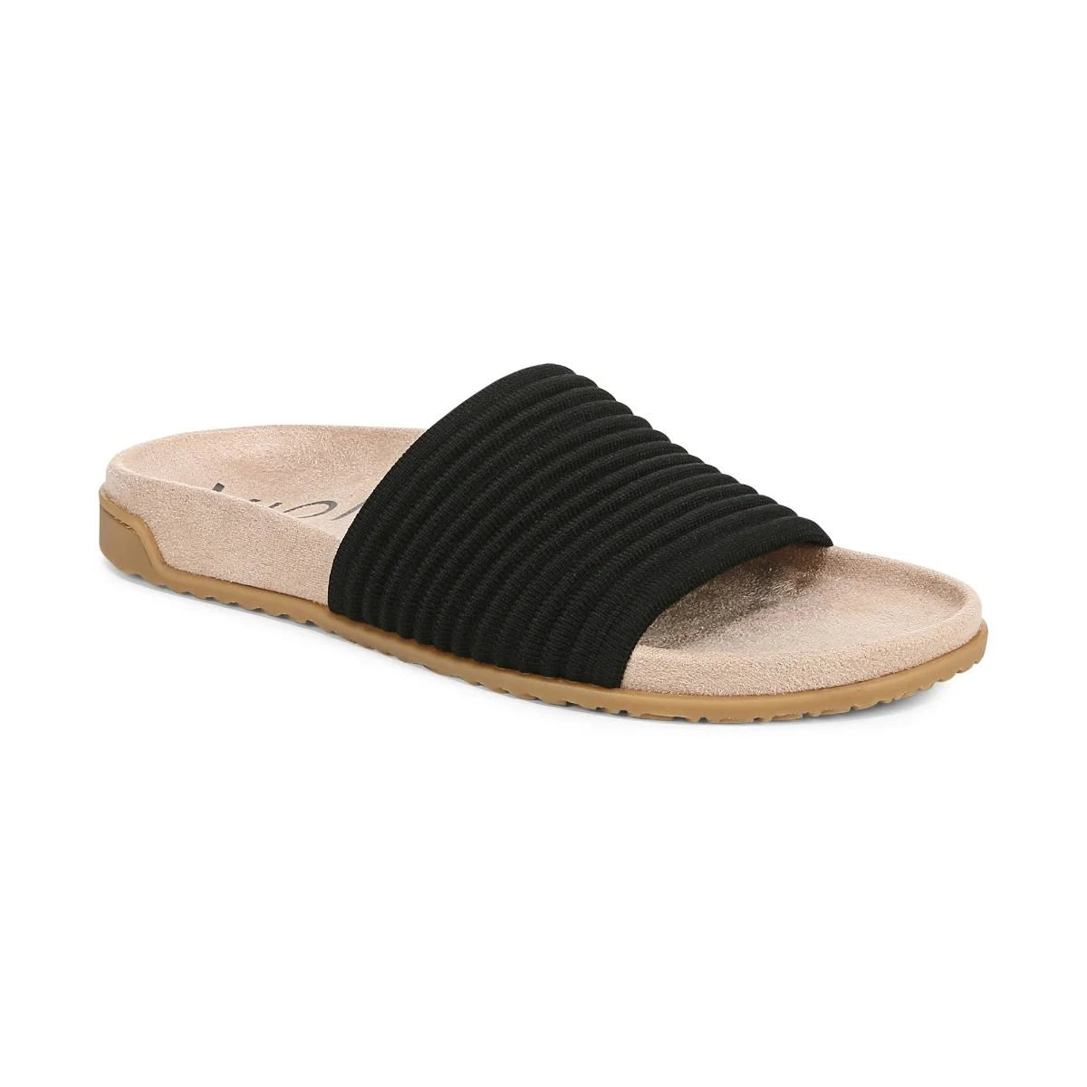 Vionic | Evie Knit Slide Sandal in Black