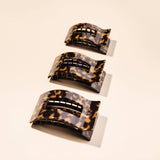 Teleties |  Flat Rectangle Hair Clip | Medium | Tortoise
