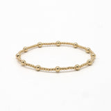 Erin Gray | Malibu 2x4 14k Gold Filled Beaded Bracelet - 2mm