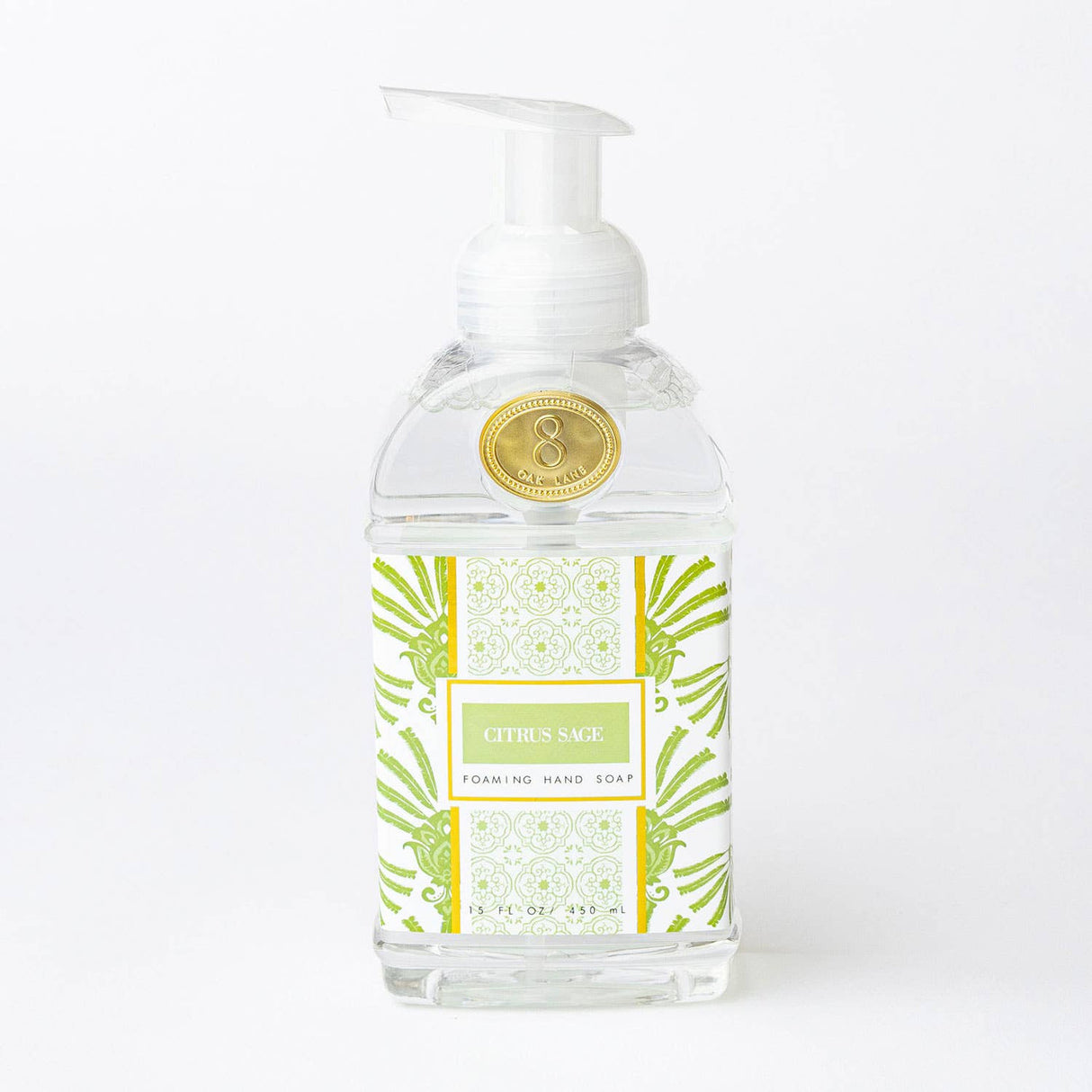 8 Oak Lane | Citrus Sage 15oz Foaming Hand Soap
