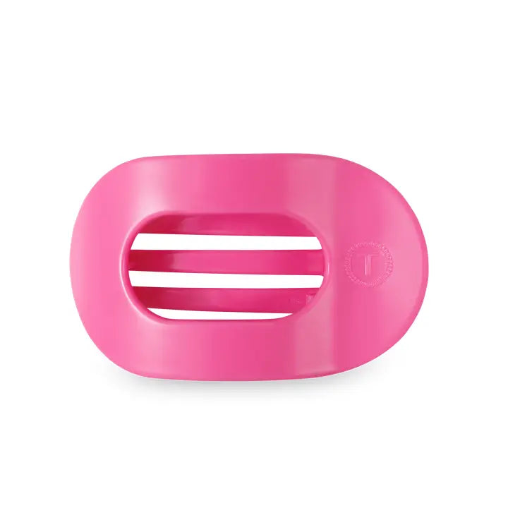 Teleties | Paradise Pink Medium Flat Round Hair Clip