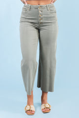 Twill Bell Bottom Pants