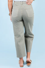 Twill Bell Bottom Pants