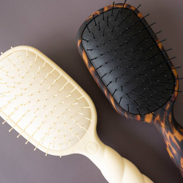 Teleties | Detangler Hair Brush for Fine Hair - Tortoise