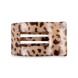 Teleties |  Flat Rectangle Hair Clip | Medium | Blonde Tortoise
