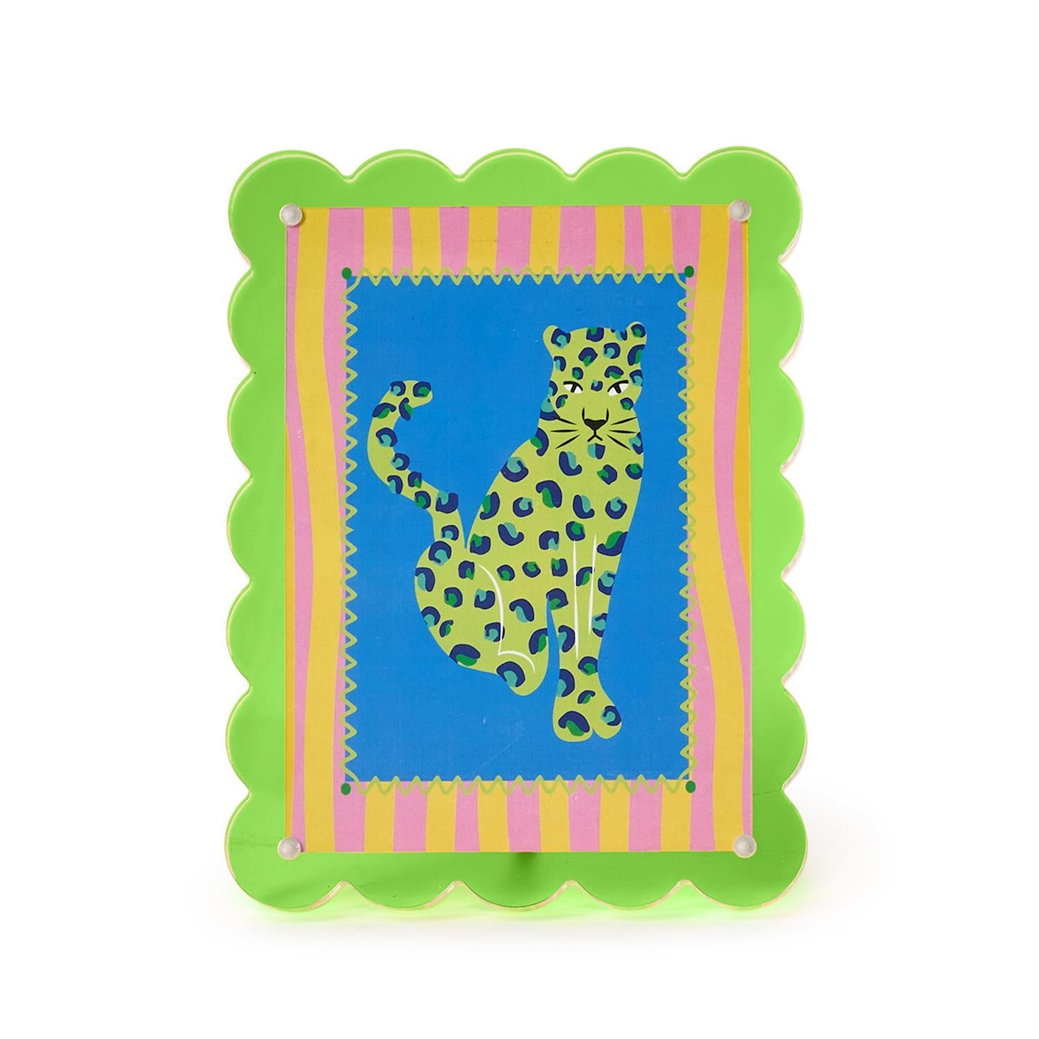 Color Pop 5x7 Scalloped Edge Acrylic Photo Frame