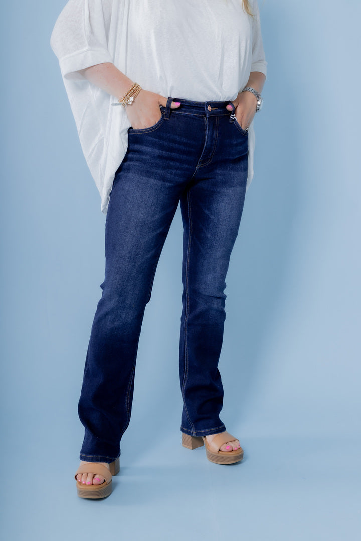 Vervet | Miranda Mid-Rise Boot Cut Jeans (Final Sale)