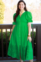 The Embroidered Beauty Midi Dress