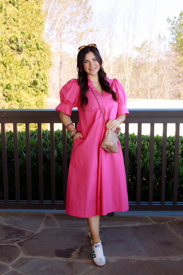 The Blushing Harper Midi Dress