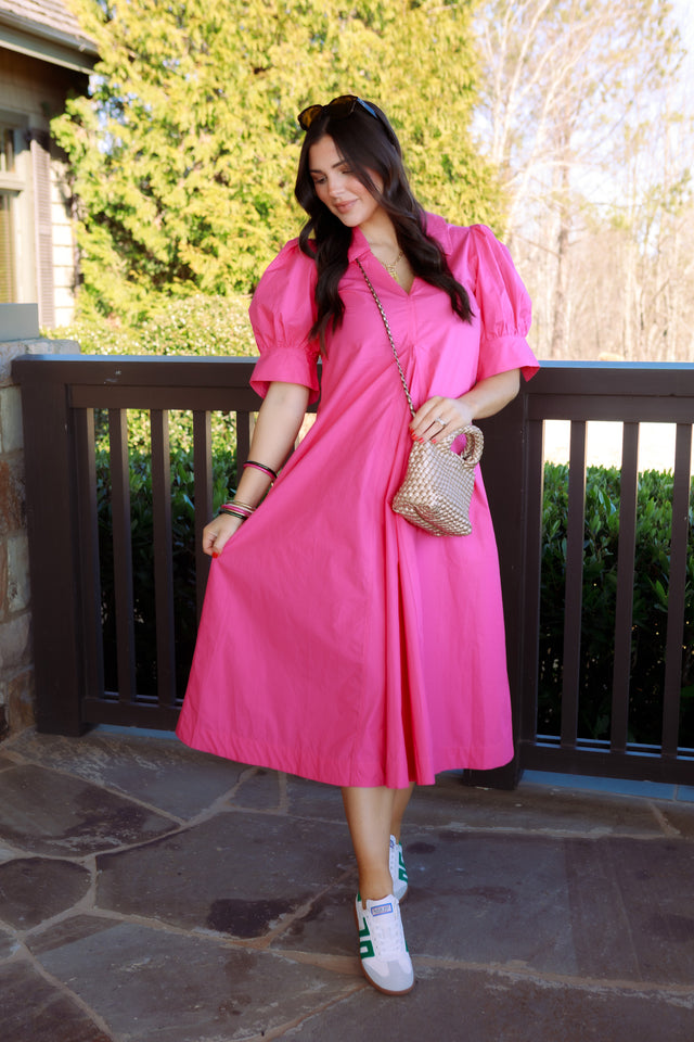 The Blushing Harper Midi Dress