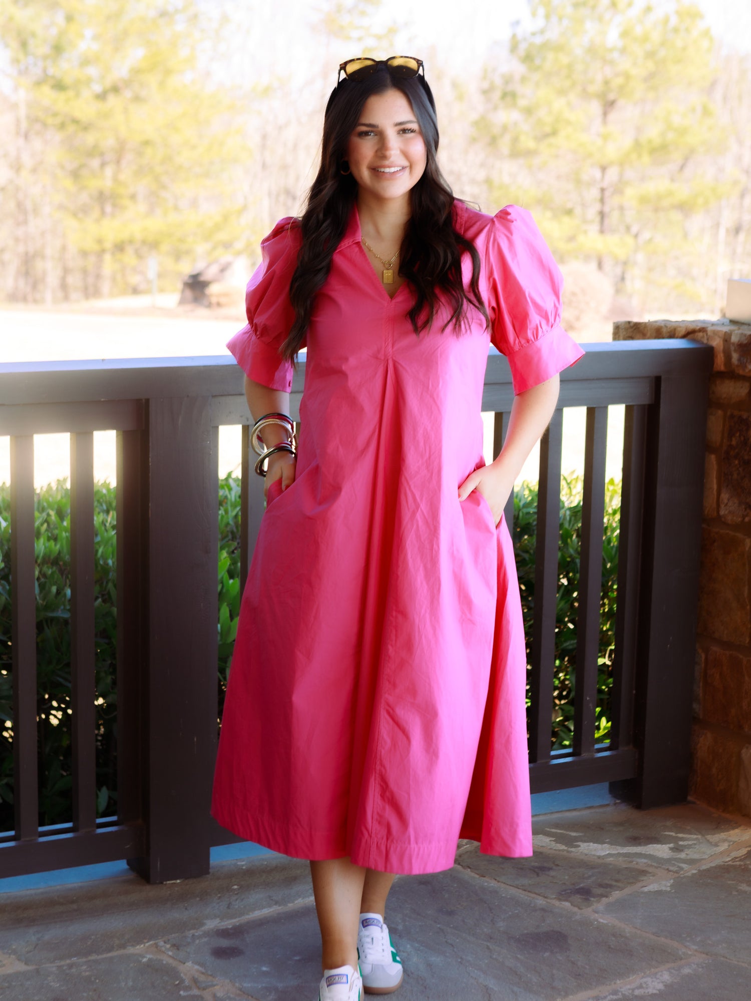 The Blushing Harper Midi Dress