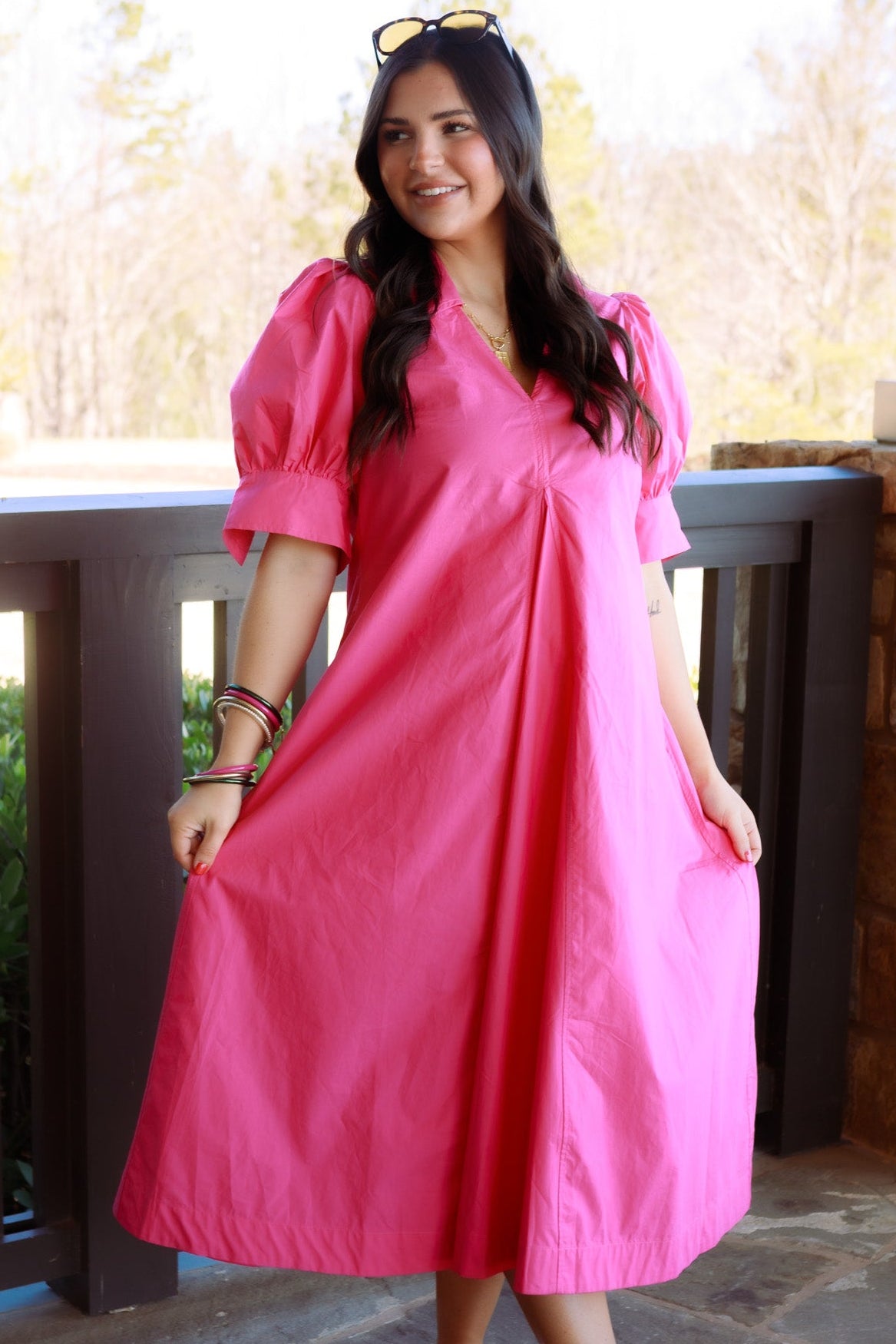 The Blushing Harper Midi Dress