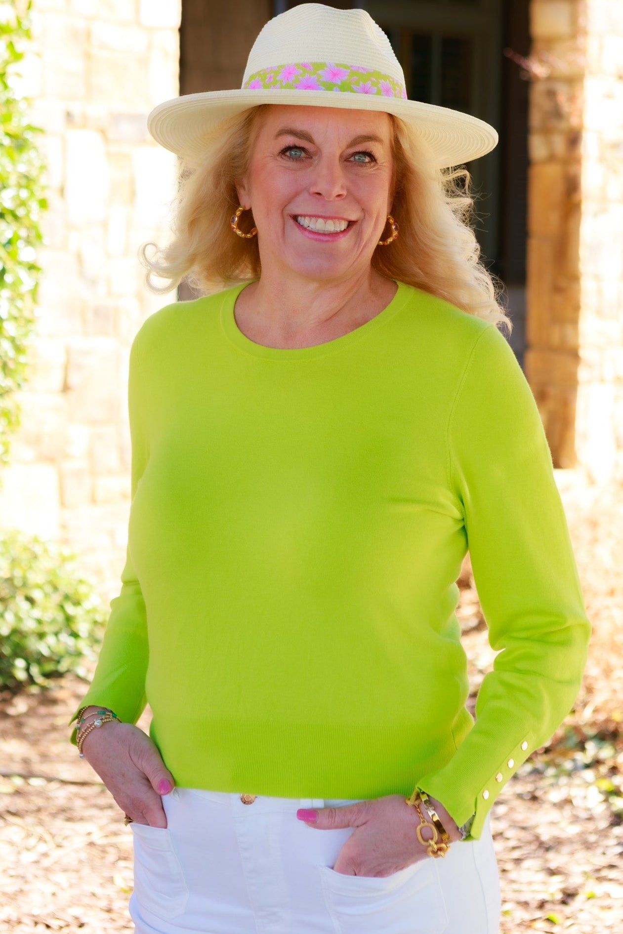 The Spring Zest Knit Top