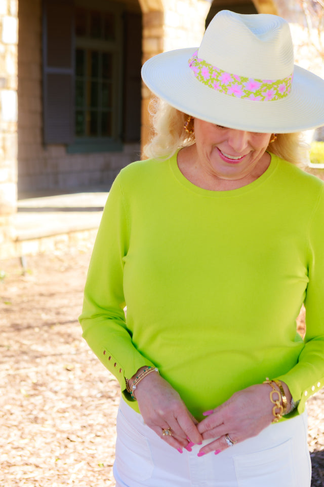 The Spring Zest Knit Top