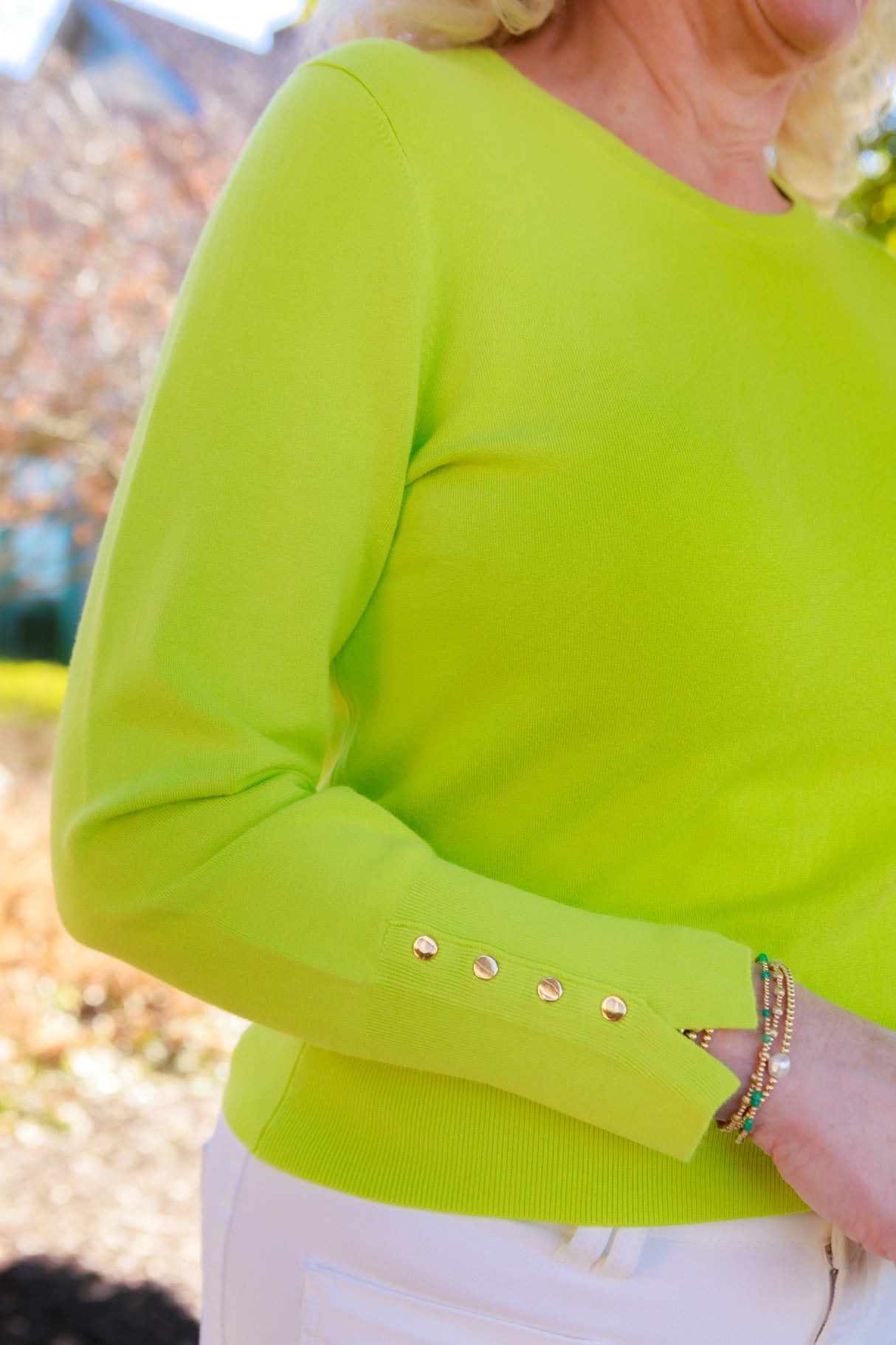 The Spring Zest Knit Top
