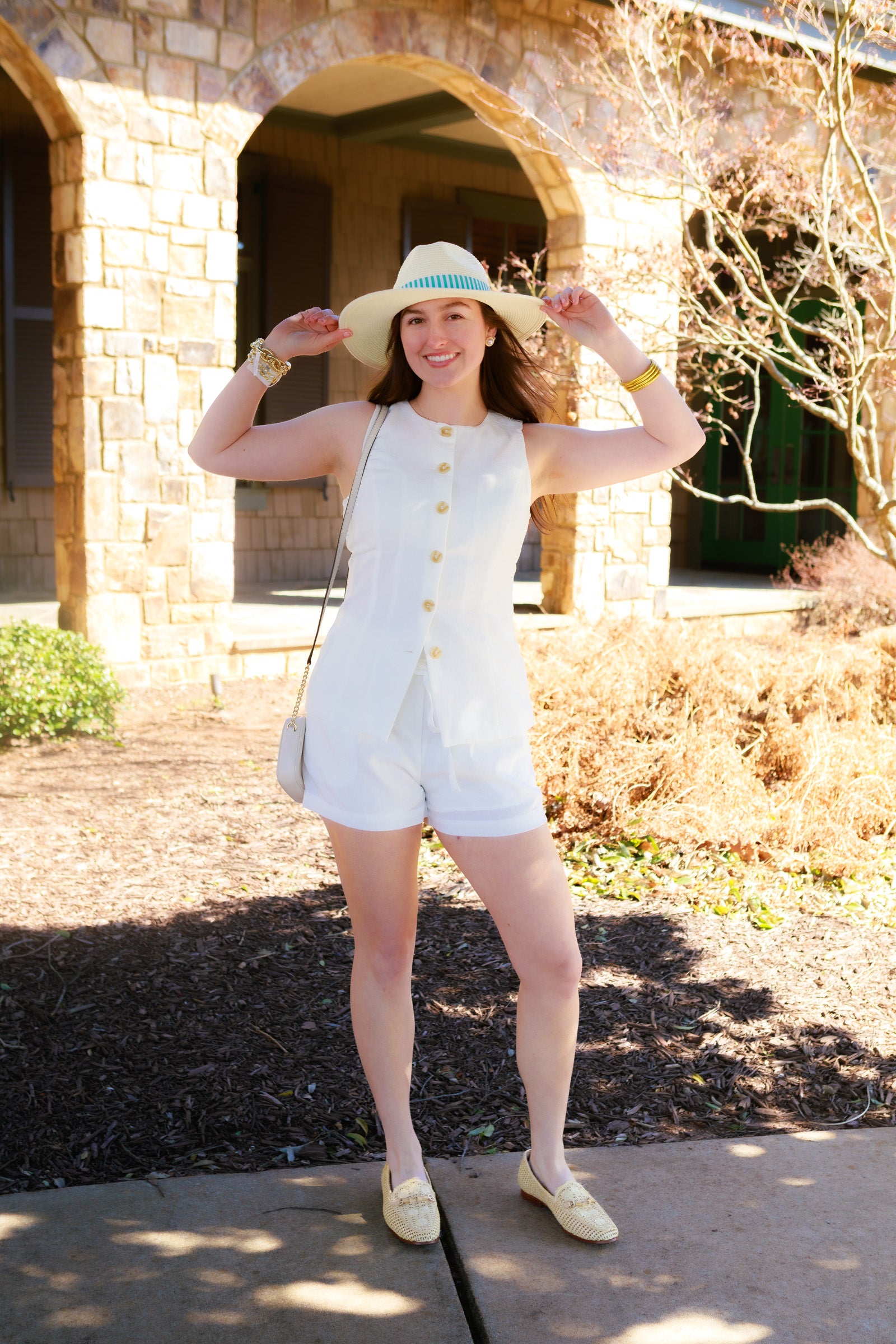 The Athena Button Up Top