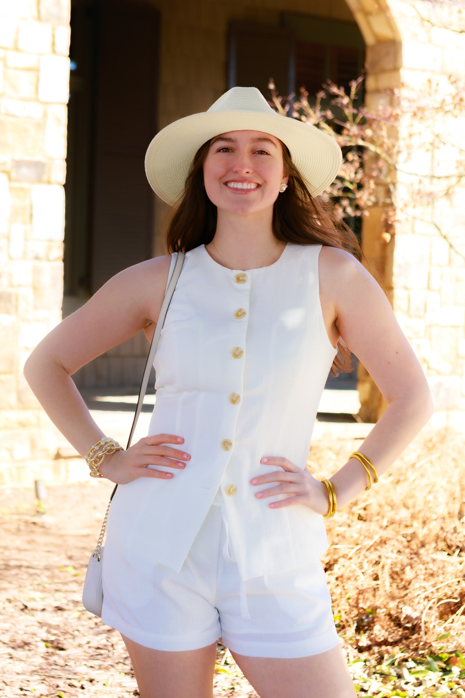 The Athena Button Up Top