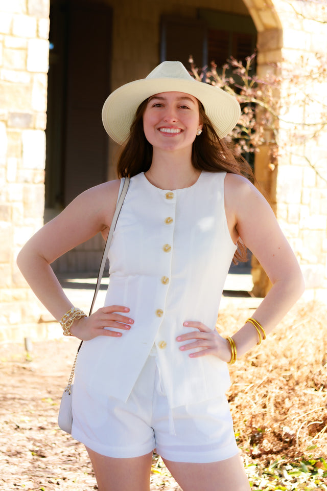The Athena Button Up Top