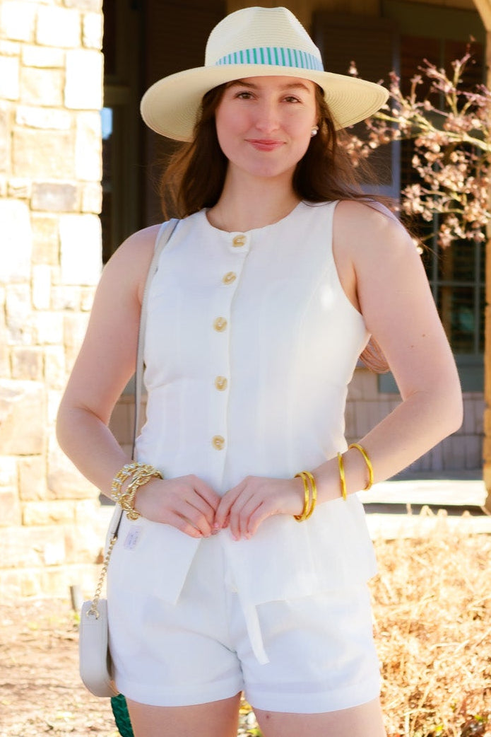 The Athena Button Up Top