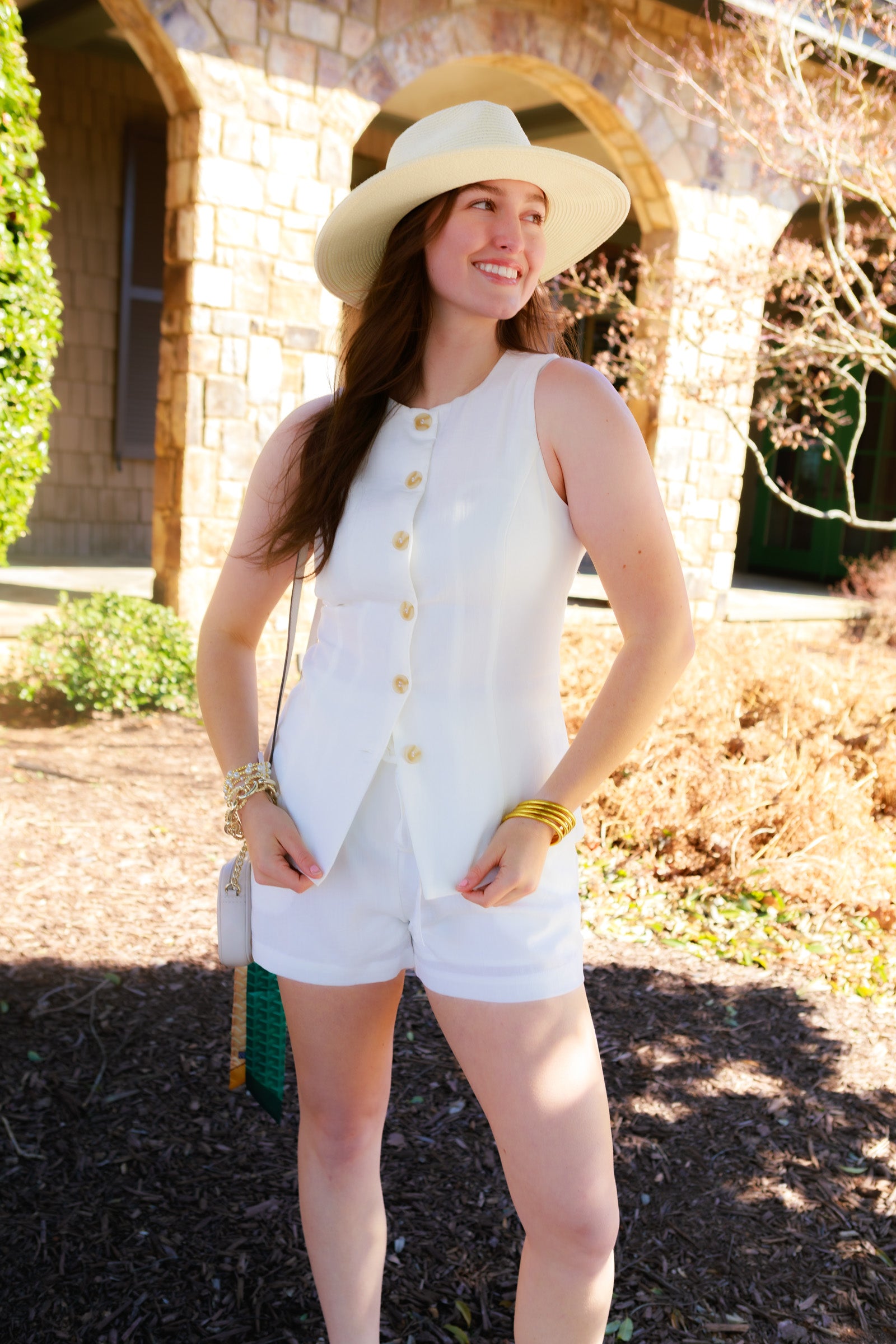 The Athena Button Up Top