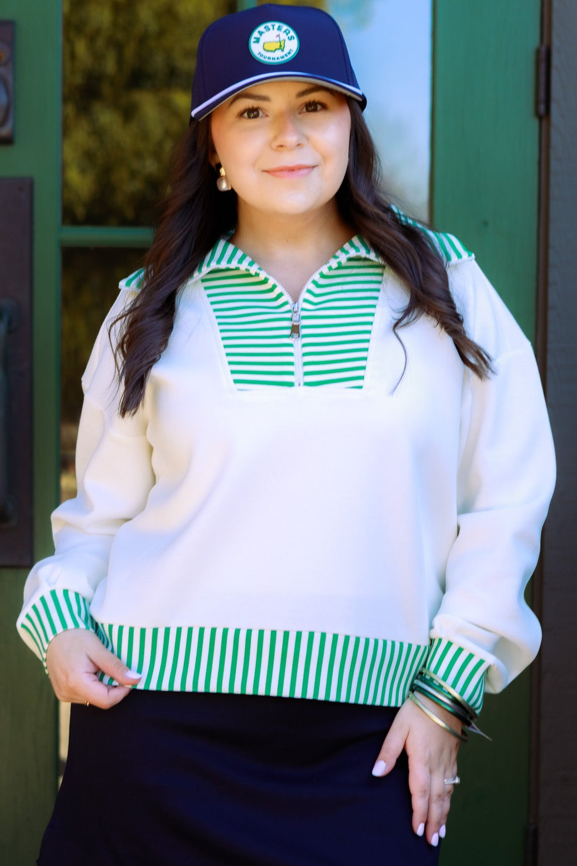 The Sporty Effortless Half-Zip Top