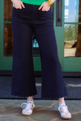 The Scallop Wide Leg Pant