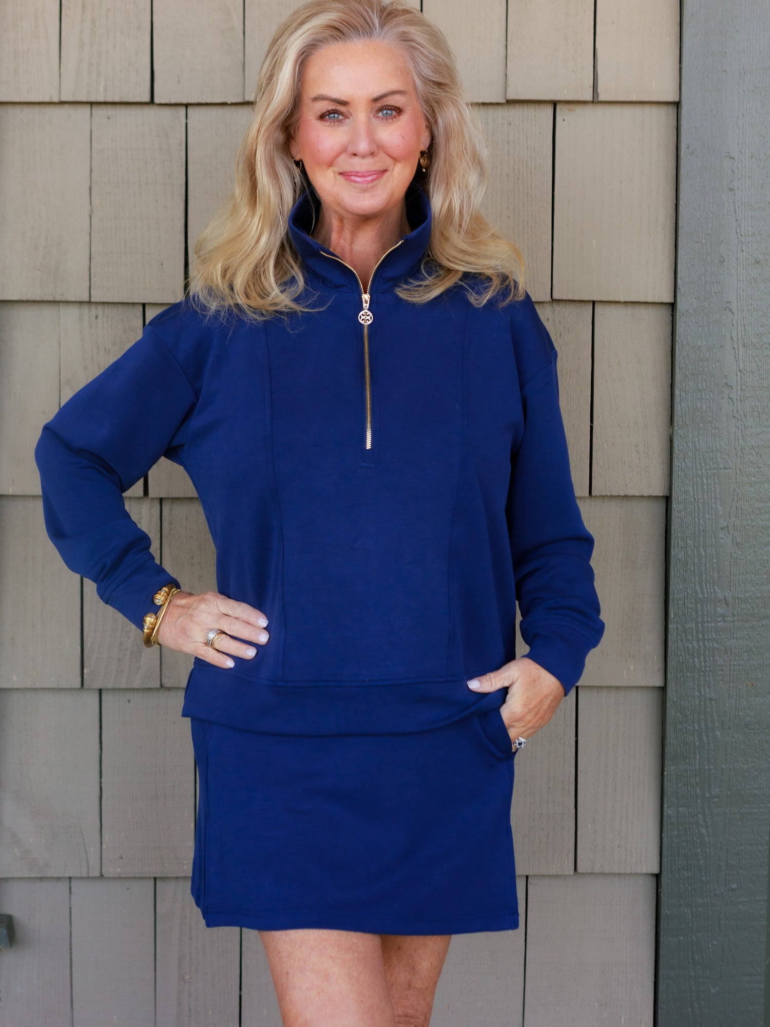 Mary Square | Regan Half Zip Pullover