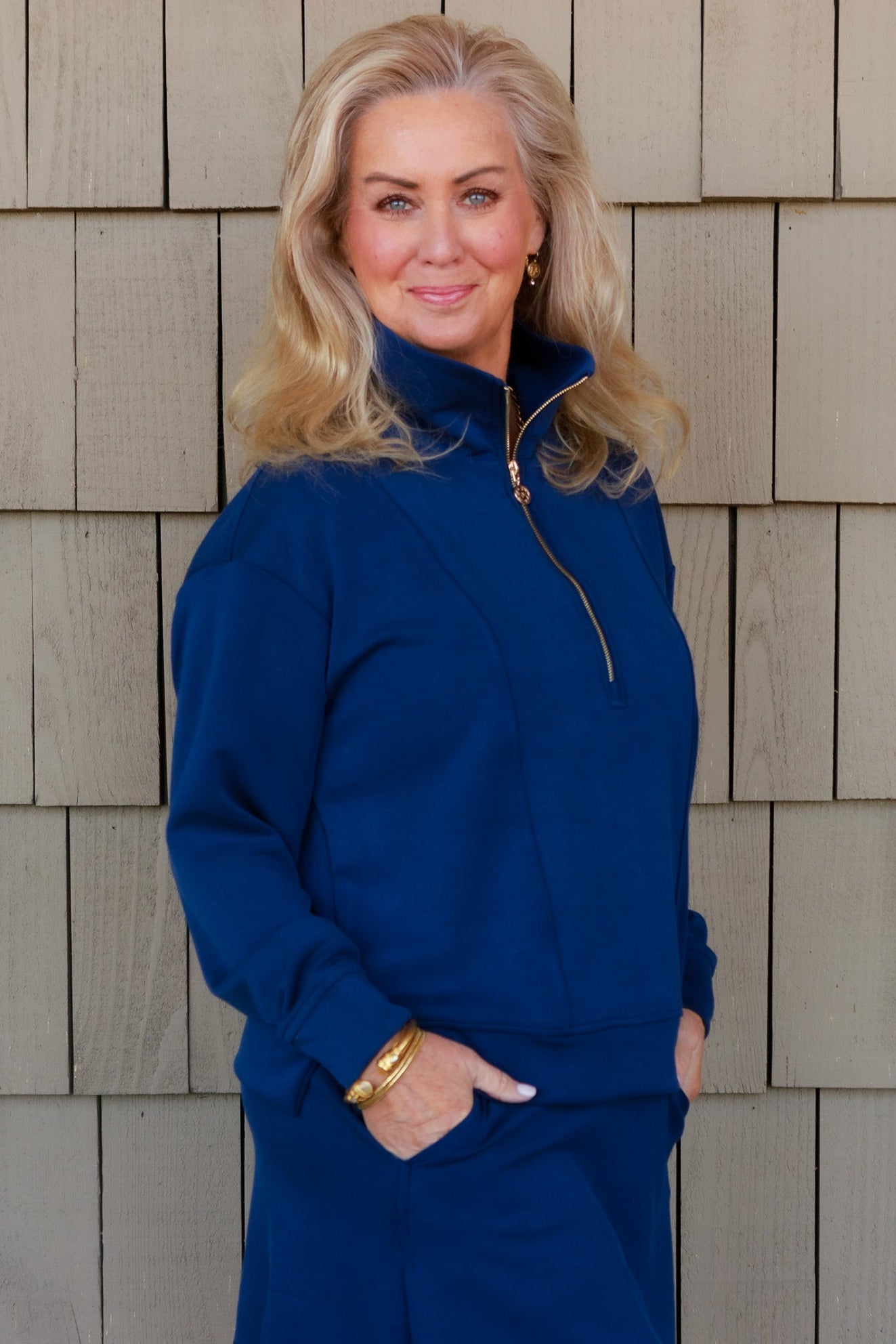 Mary Square | Regan Half Zip Pullover