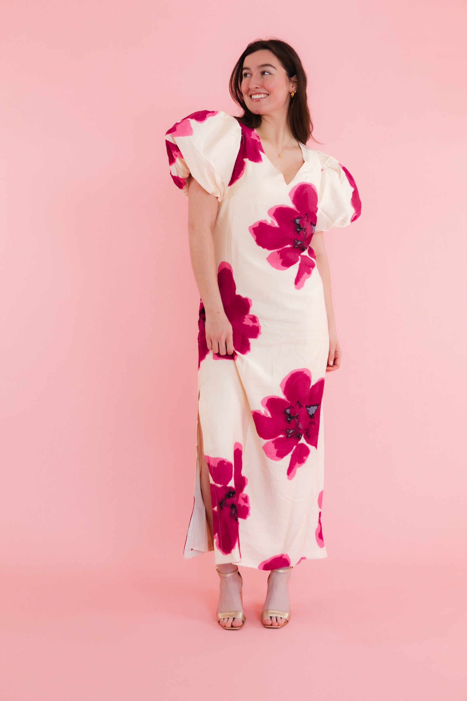 The Scarlet Bloom Maxi Dress