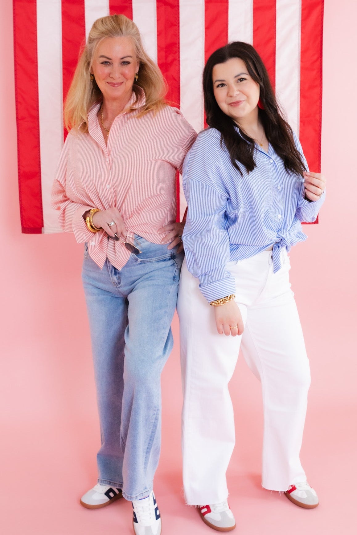 The Salt & Sky Striped Button-Up Shirt