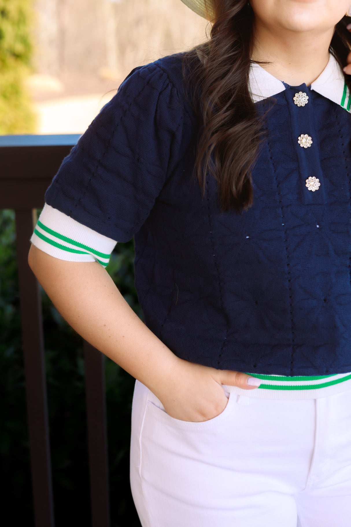 The Jazmine Collard Top