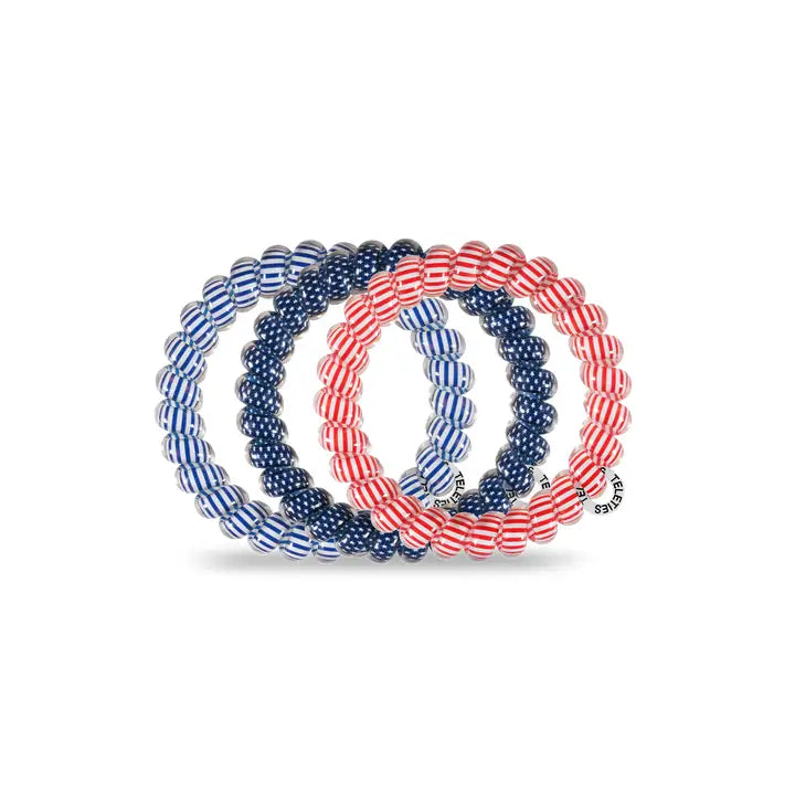 Teleties | Bold and Blue-tiful - Large Hair Ties