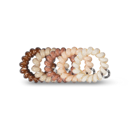 Teleties | For the Love of Nudes - Tiny Spiral Hair Ties