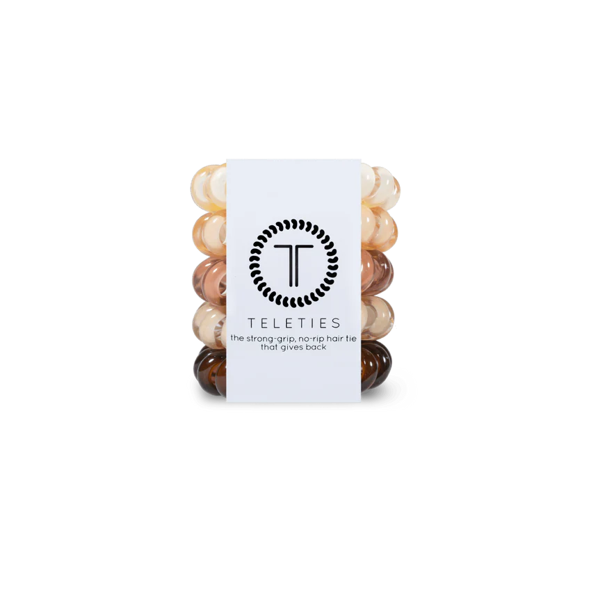 Teleties | For the Love of Nudes - Tiny Spiral Hair Ties