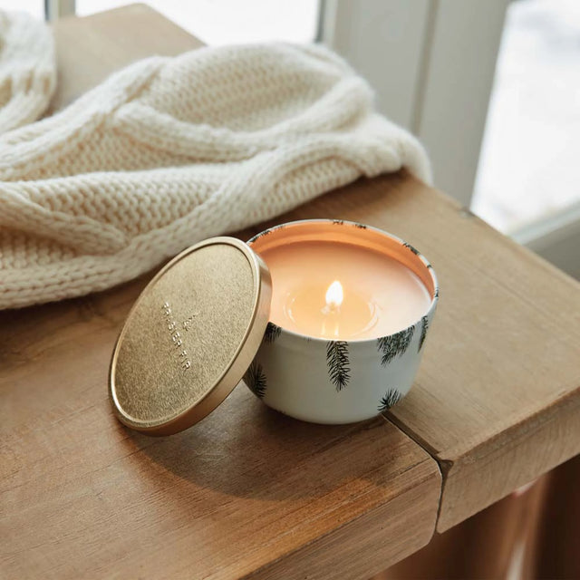 Frasier Fir | Candle Tin with Gold Lid