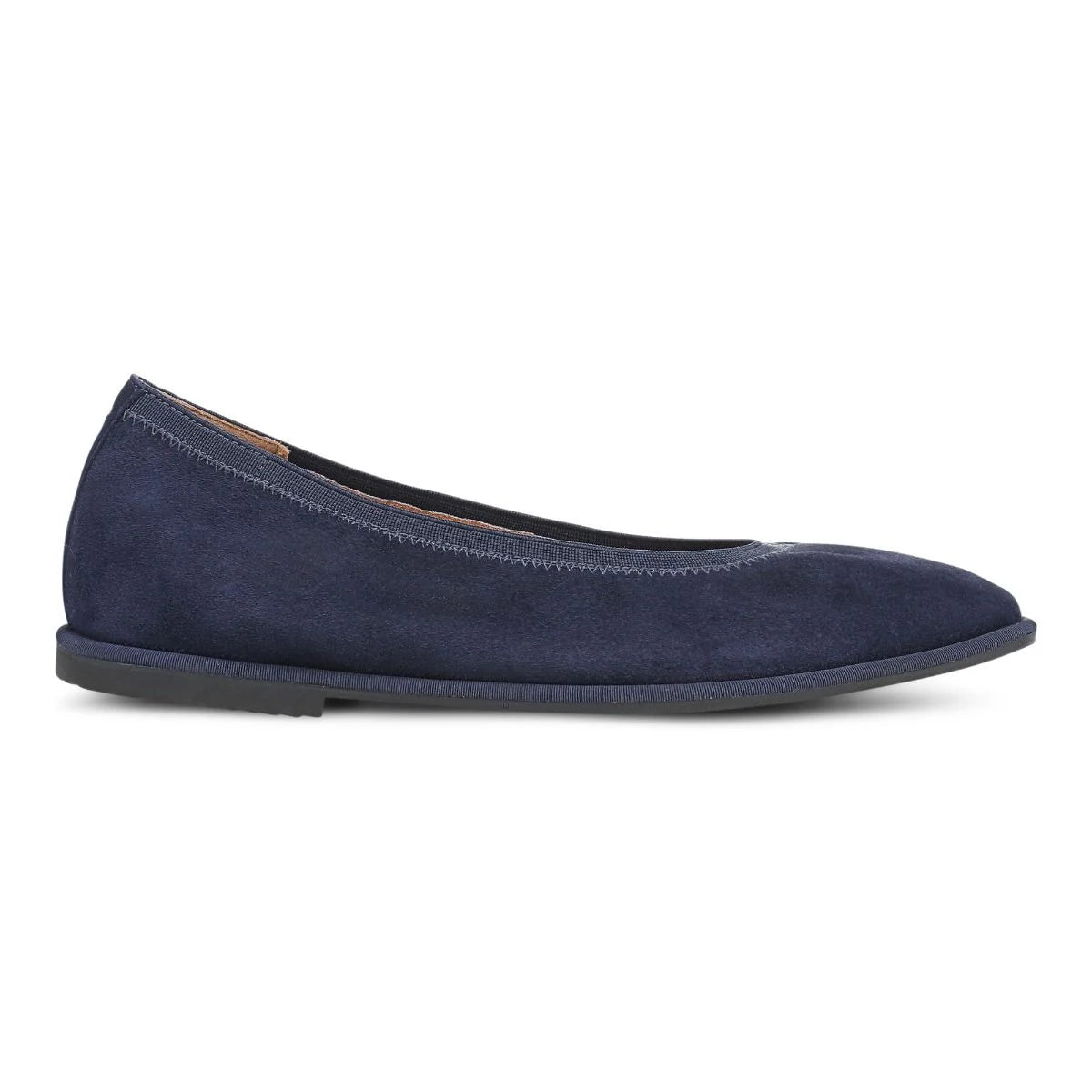Vionic | Caroll 2.0 Ballet Flat in Navy Blazer Suede