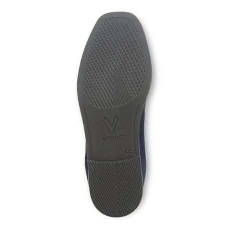 Vionic | Caroll 2.0 Ballet Flat in Navy Blazer Suede