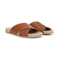 Vionic | Etna Slide Sandal in Tan Leather