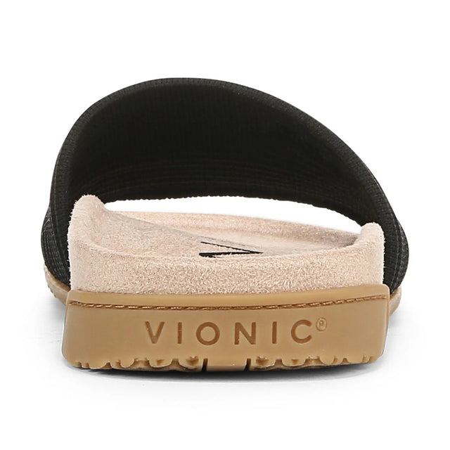Vionic | Evie Knit Slide Sandal in Black