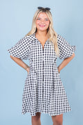 The Gingham Mini Dress